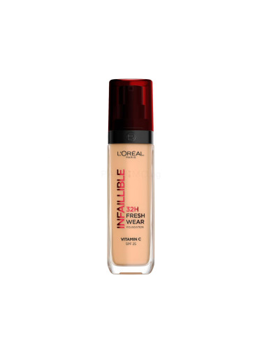 L'Oréal Paris Infaillible 32H Fresh Wear SPF25 Фон дьо тен за жени 30 ml Нюанс 200 Warm Undertone