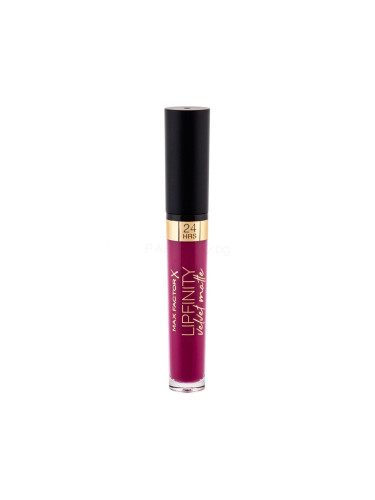 Max Factor Lipfinity Velvet Matte 24HRS Червило за жени 3,5 ml Нюанс 005 Matte Merlot