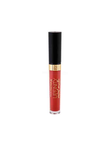 Max Factor Lipfinity Velvet Matte 24HRS Червило за жени 3,5 ml Нюанс 030 Cool Coral