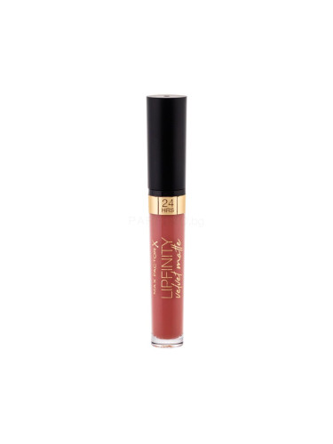 Max Factor Lipfinity Velvet Matte 24HRS Червило за жени 3,5 ml Нюанс 015 Nude Silk