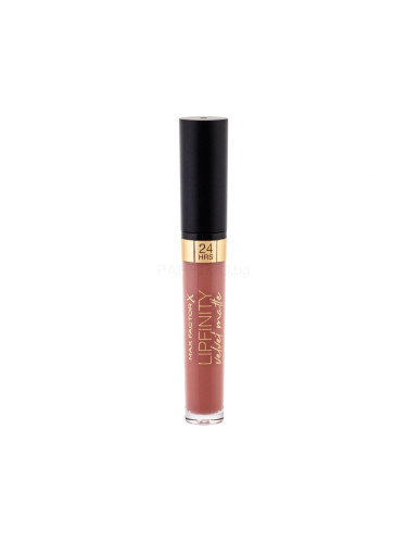 Max Factor Lipfinity Velvet Matte 24HRS Червило за жени 3,5 ml Нюанс 035 Elegant Brown