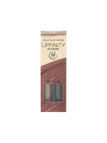 Max Factor Lipfinity 24HRS Lip Colour Червило за жени 4,2 g Нюанс 190 Indulgent
