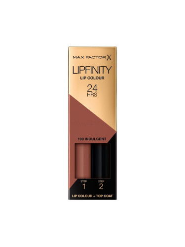 Max Factor Lipfinity 24HRS Lip Colour Червило за жени 4,2 гр Нюанс 190 Indulgent