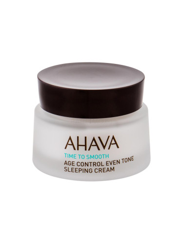 AHAVA Time To Smooth Age Control Even Tone Sleep Cream Нощен крем за лице за жени 50 ml