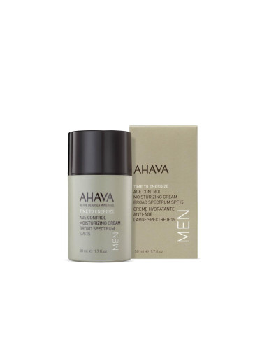 AHAVA Men Time To Energize SPF15 Дневен крем за лице за мъже 50 ml