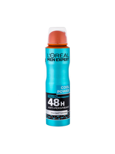 L'Oréal Paris Men Expert Cool Power 48H Антиперспирант за мъже 150 ml