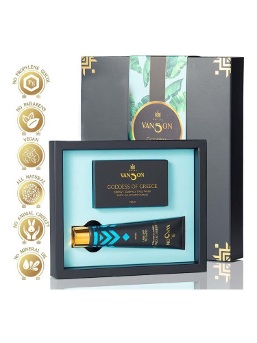 Комплект Грижа за лице и ръце Royal Van Son Goddess Of Greece Gift Box