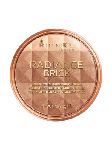 Rimmel London Radiance Brick Бронзант за жени 12 гр Нюанс 001 Light