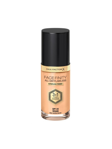 Max Factor Facefinity All Day Flawless SPF20 Фон дьо тен за жени 30 ml Нюанс W62 Warm Beige