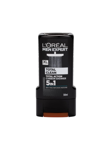 L'Oréal Paris Men Expert Total Clean 5 in 1 Душ гел за мъже 300 ml