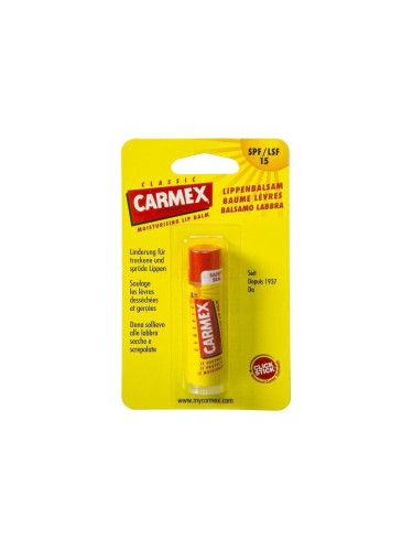 Carmex Classic SPF15 Балсам за устни за жени 4,25 гр