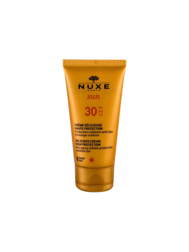 NUXE Sun Delicious Cream SPF30 Слънцезащитен продукт за лице 50 ml