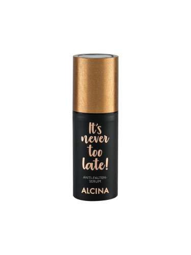 ALCINA It´s Never Too Late! Anti-Wrinkle Серум за лице за жени 30 ml