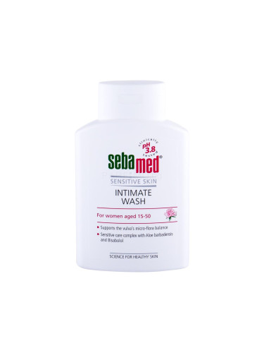 SebaMed Sensitive Skin Intimate Wash Age 15-50 Интимна хигиена за жени 200 ml