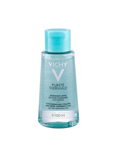 Vichy Pureté Thermale Soothing Почистване на грим от очите за жени 100 ml