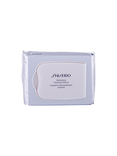 Shiseido Refreshing Cleansing Sheets Почистващи кърпички за жени 30 бр