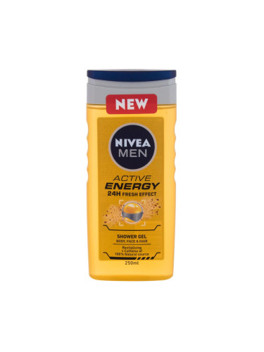 Nivea Men Active Energy Душ гел за мъже 250 ml