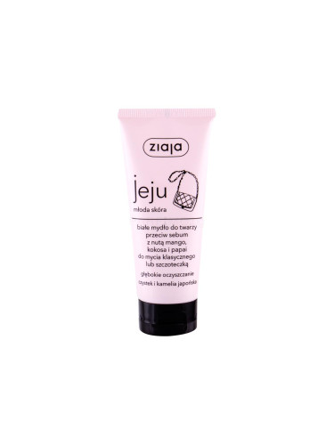 Ziaja Jeju White Face Soap Почистващ гел за жени 75 ml