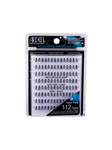 Ardell Individuals Duralash Knot-Free Flares Изкуствени мигли за жени 112 бр Нюанс Short Black