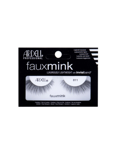 Ardell Faux Mink 811 Изкуствени мигли за жени 1 бр Нюанс Black