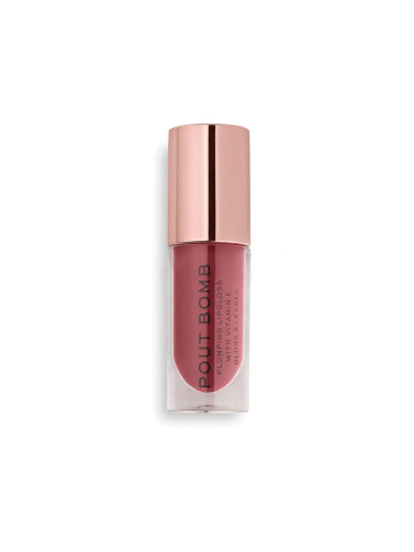 Makeup Revolution London Pout Bomb Блясък за устни за жени 4,6 ml Нюанс Sauce