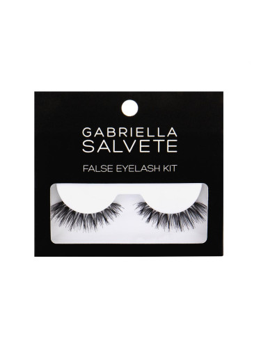 Gabriella Salvete False Eyelash Kit Изкуствени мигли за жени Нюанс Black Комплект