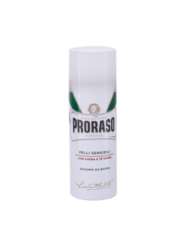 PRORASO White Shaving Foam Пяна за бръснене за мъже 50 ml