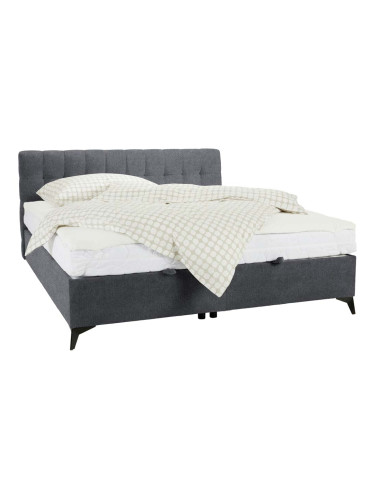 ТАПИЦИРАНО ЛЕГЛО МЕДЖИК С ВКЛЮЧЕН МАТРАК И ТОП МАТРАК 160/200 СМ