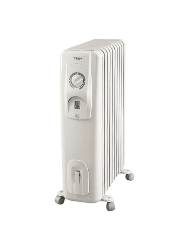 Маслен радиатор TESY CC 2510 E05 R, 2500 W, 10 Ребра, 3 Степени, Защитен термостат, Терморегулатор, Защита от замръзване