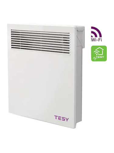Стенен конвектор TESY CN 051 050 EI CLOUD W, 500W, Контрол чрез интернет, TesyCloud, Серия LivEco Cloud