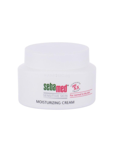 SebaMed Sensitive Skin Moisturizing Дневен крем за лице за жени 75 ml