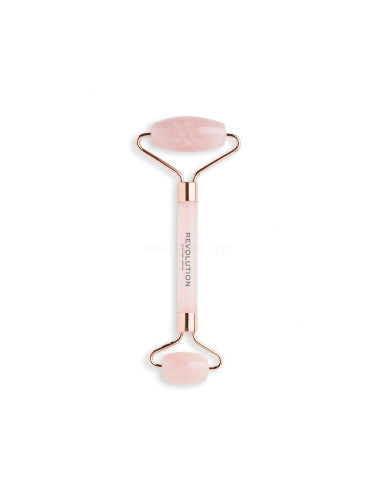 Revolution Skincare Roller Rose Quartz Facial Roller Масажен валяк и камъни за жени 1 бр