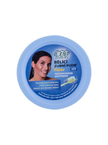 Eva Cosmetics Whitening Toothpowder Fluor Избелване на зъби 30 гр