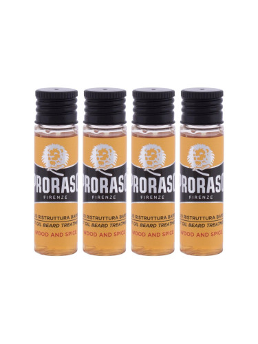 PRORASO Wood & Spice Hot Oil Beard Treatment Олио за брада за мъже 68 ml