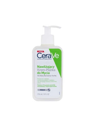 CeraVe Facial Cleansers Hydrating Cream-to-Foam Почистващ крем за жени 236 ml