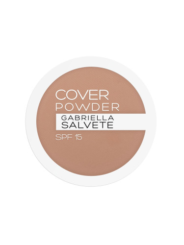 Gabriella Salvete Cover Powder SPF15 Пудра за жени 9 гр Нюанс 04 Almond