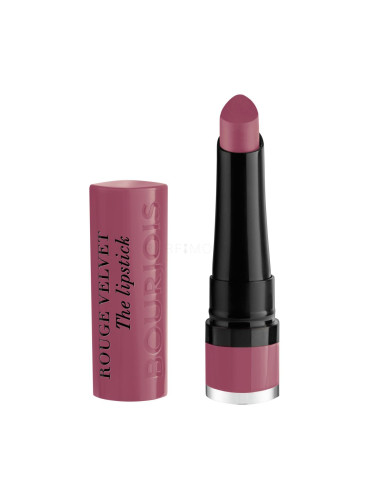 BOURJOIS Paris Rouge Velvet The Lipstick Червило за жени 2,4 гр Нюанс 19 Place Des Roses