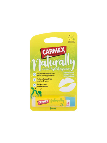 Carmex Naturally Pear Балсам за устни за жени 4,25 g