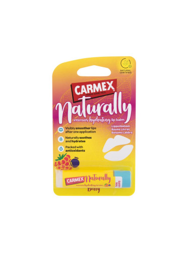 Carmex Naturally Berry Балсам за устни за жени 4,25 g