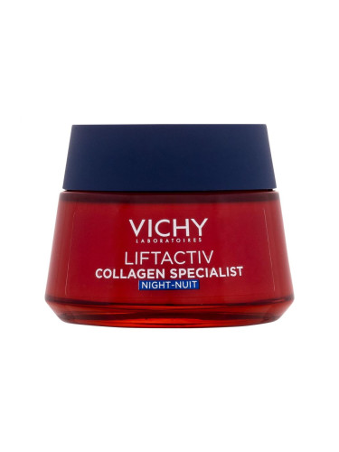 Vichy Liftactiv Collagen Specialist Night Cream Нощен крем за лице за жени 50 ml