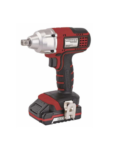 Гайковерт акумулаторен RAIDER RD-CIW01, 18V, 1.5Ah, L-system, 350Nm, 1/2"