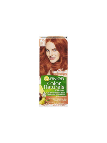 Garnier Color Naturals Créme Боя за коса за жени 40 ml Нюанс 7,40+ Copper Passion