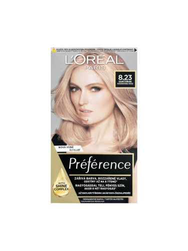 L'Oréal Paris Préférence Боя за коса за жени 60 ml Нюанс 8.23 Santorini