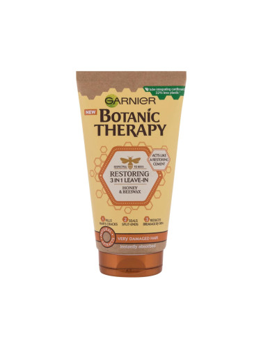 Garnier Botanic Therapy Honey & Beeswax 3in1 Leave-In Грижа „без отмиване“ за жени 150 ml