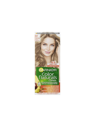 Garnier Color Naturals Créme Боя за коса за жени 40 ml Нюанс 8,1 Natural Light Ash Blond