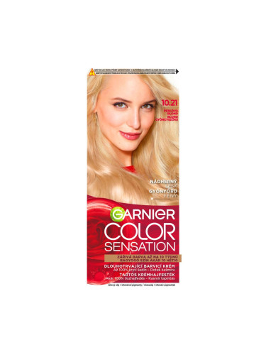 Garnier Color Sensation Боя за коса за жени 40 ml Нюанс 10,21 Pearl Blond
