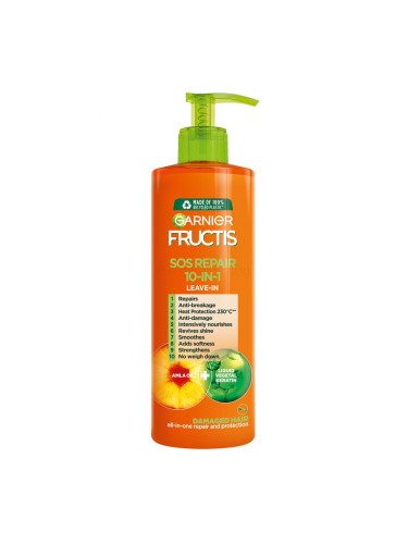 Garnier Fructis SOS Repair 10 IN 1 All-In-One Leave-In Серум за коса за жени 400 ml