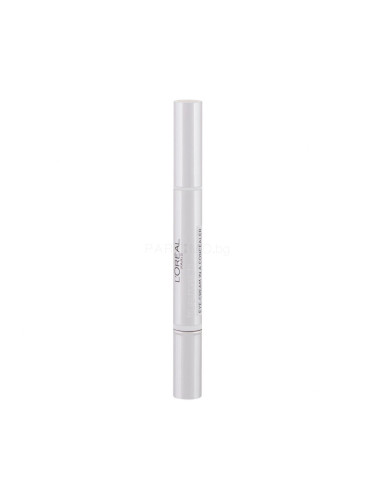 L'Oréal Paris True Match Eye-Cream In A Concealer Коректор за жени 2 ml Нюанс 1-2.D/1-2.W Ivory Beige