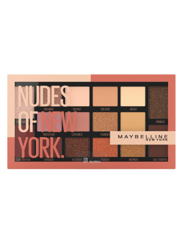 Maybelline Nudes Of New York Сенки за очи за жени 18 гр Нюанс 010