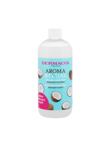 Dermacol Aroma Ritual Brazilian Coconut Течен сапун за жени Пълнител 500 ml